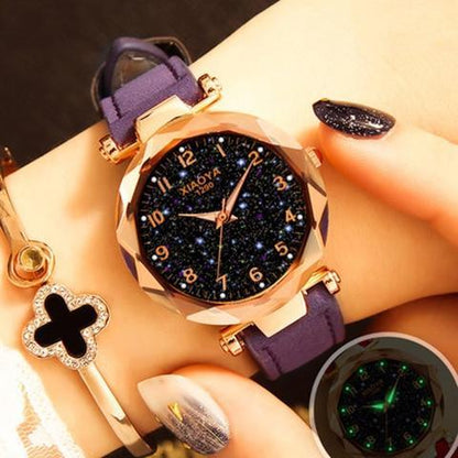 Colorful Galaxy Star Ladies Fashion Bracelet Watch