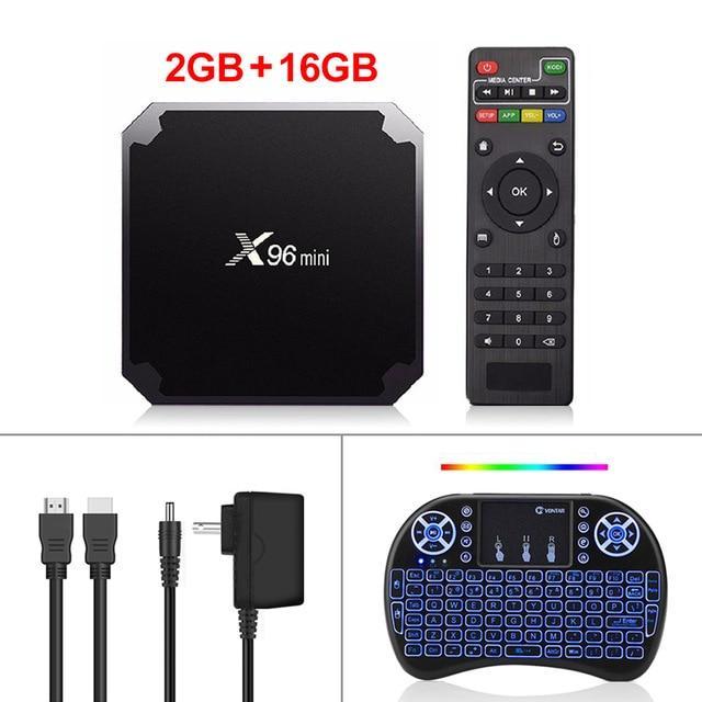 Compact Android 7.1 Mini TV Box Streaming Media Player