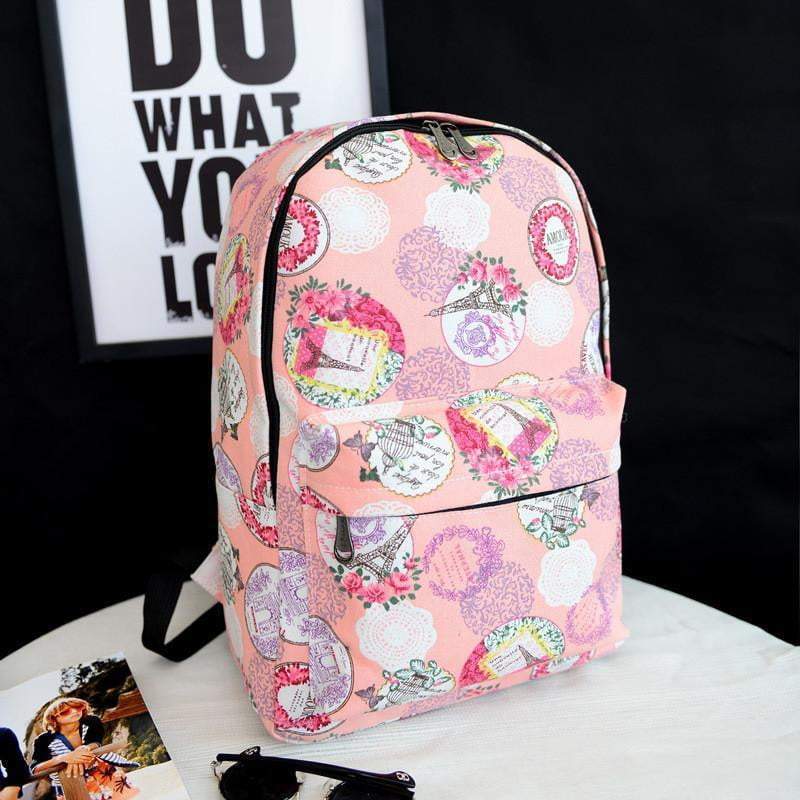 Vintage Style Canvas Classic Backpack