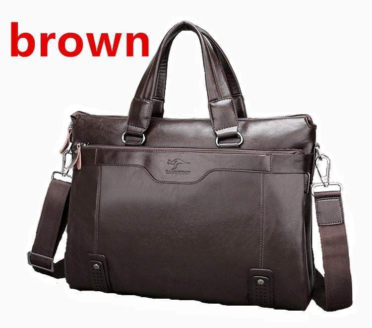 Executive Leather Messenger Bag for Men