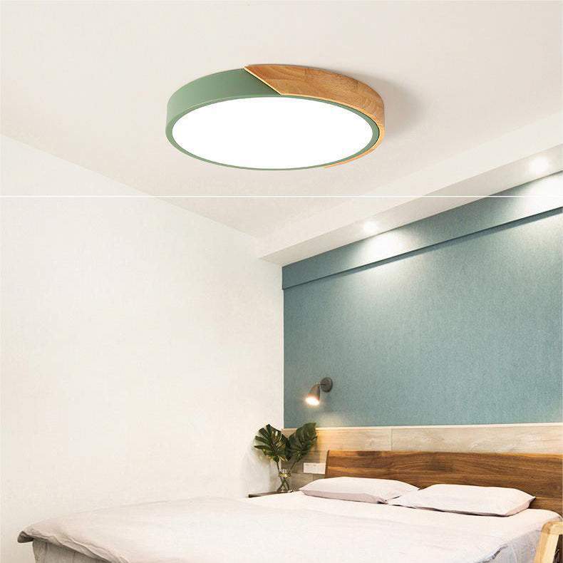 Simple Round LED Ceiling Fixture Slim Flush Mount