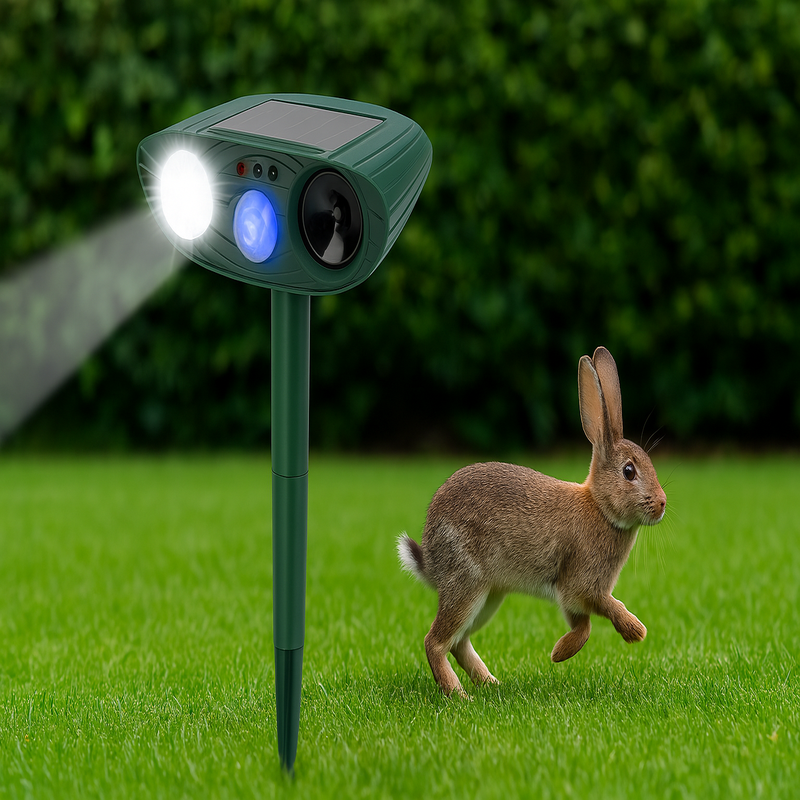 Outdoor Animal Repellent with Motion Sensor Lights