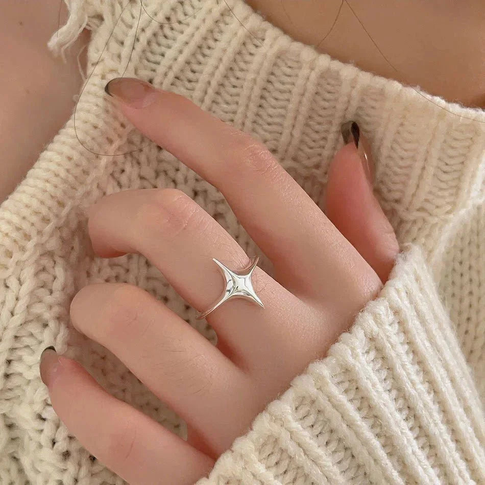 Adjustable Star Design Rings