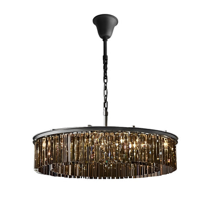 Rustic Glass Drop Vintage Country Chandelier