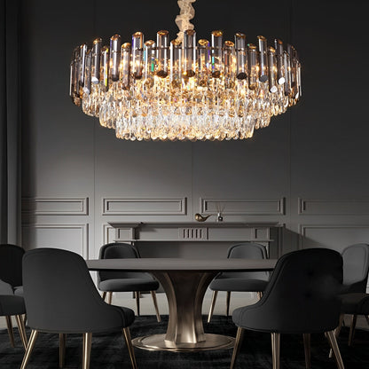 Luxurious Crystal Drop Pendant Chandelier