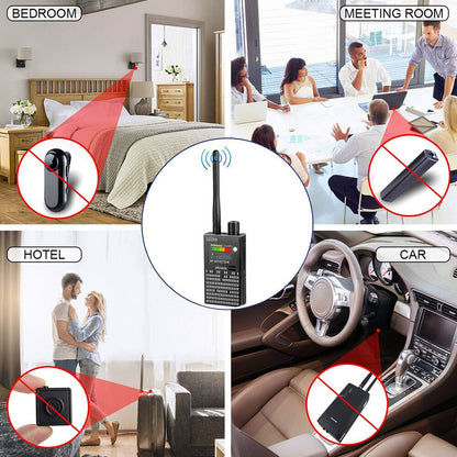 Compact Spy Camera Detector and GPS Tracker Device