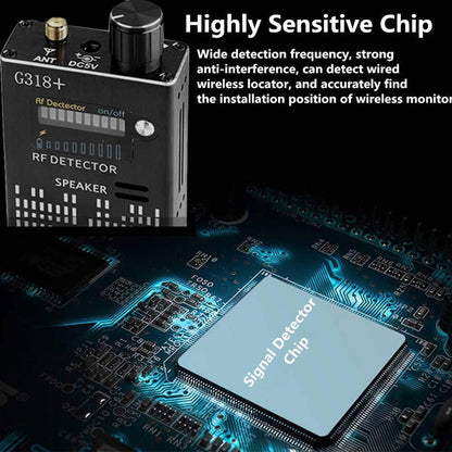 Compact Spy Camera Detector and GPS Tracker Device