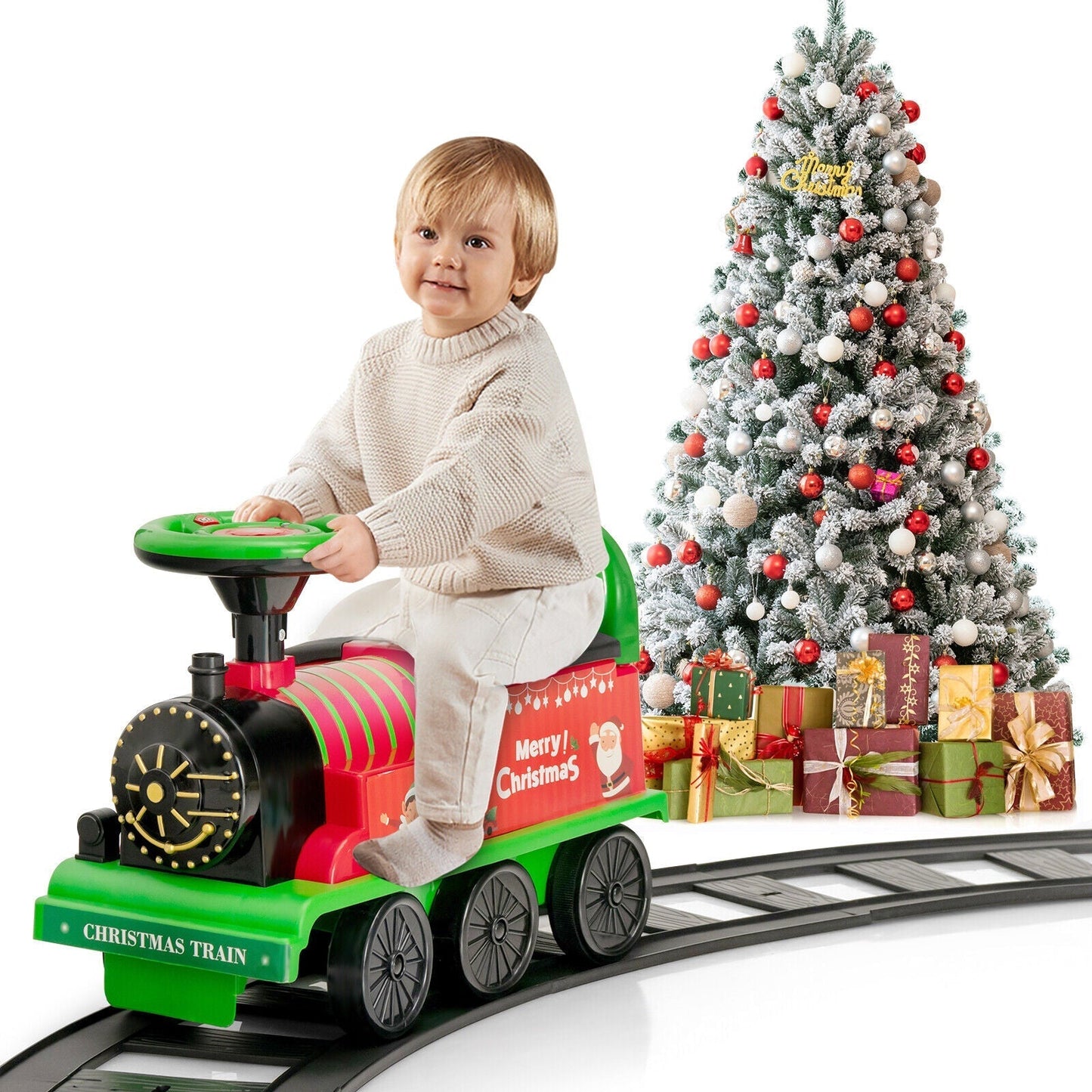Fun Electric Train Toy Set with Tracks for Kids