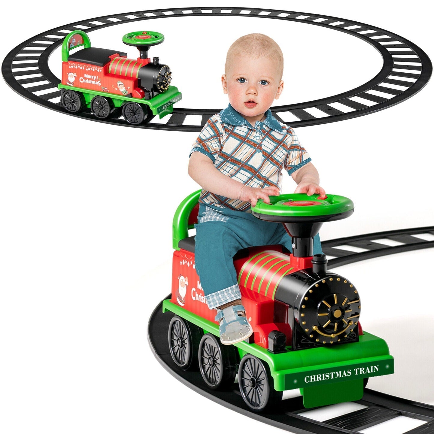 Fun Electric Train Toy Set with Tracks for Kids