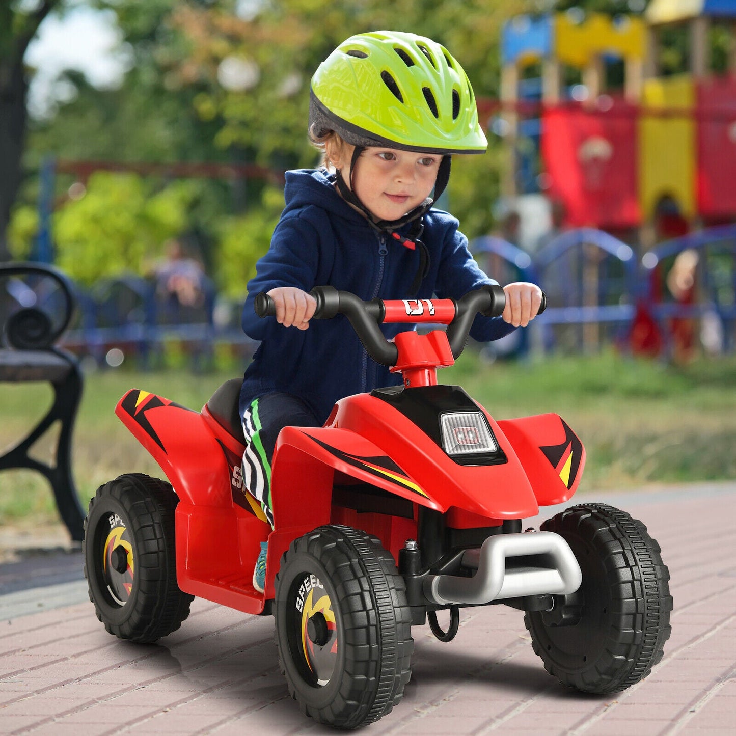 Fun Electric Quad Bike Ride On Toy for Kids 6V - Halri