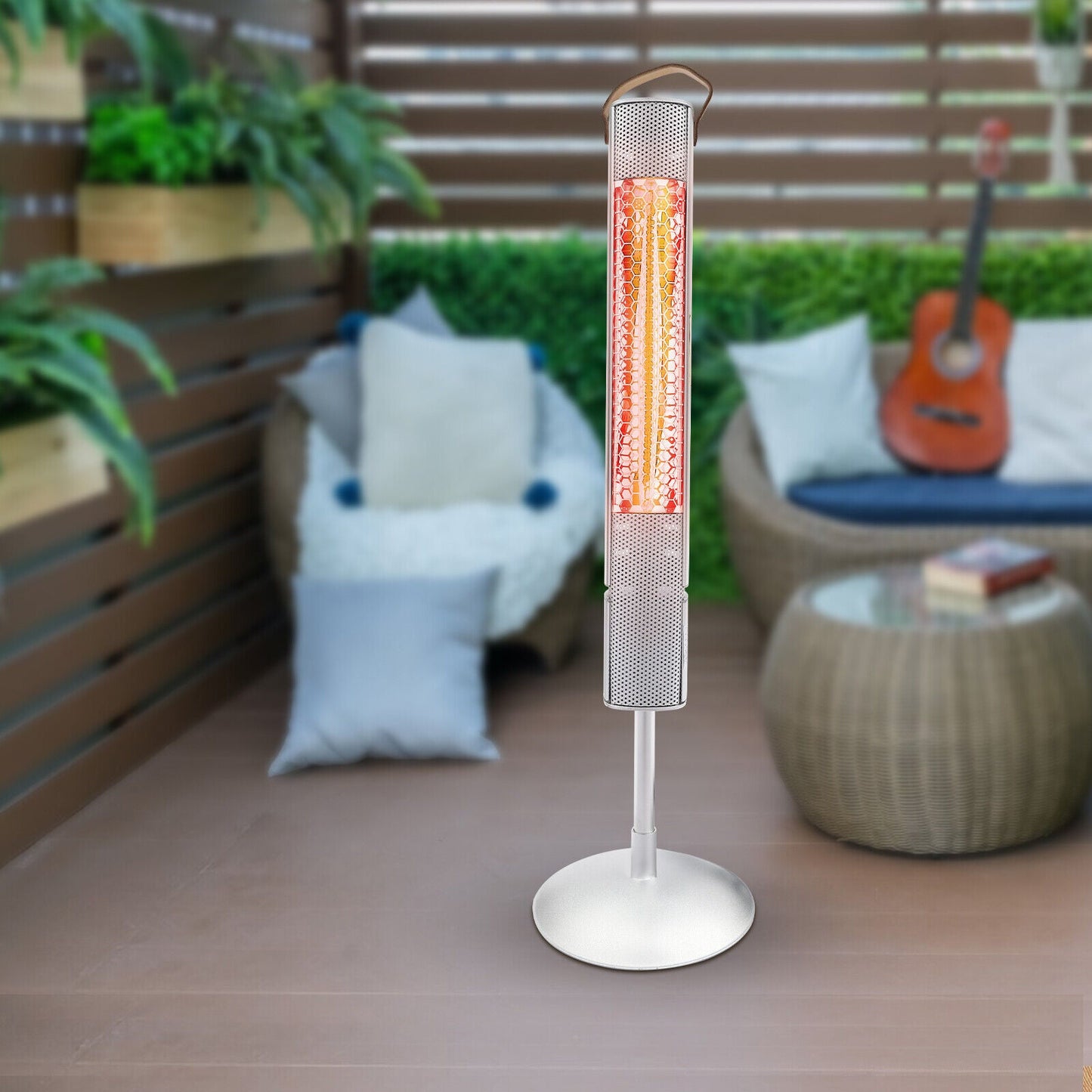 Compact Outdoor Electric Patio Space Heater