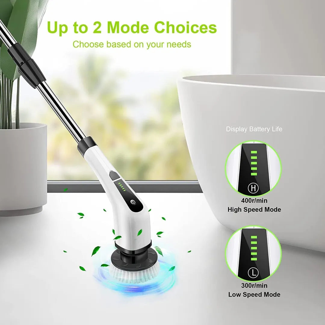 Rechargeable Spin Cleaning Brush with 7 Interchangeable Heads