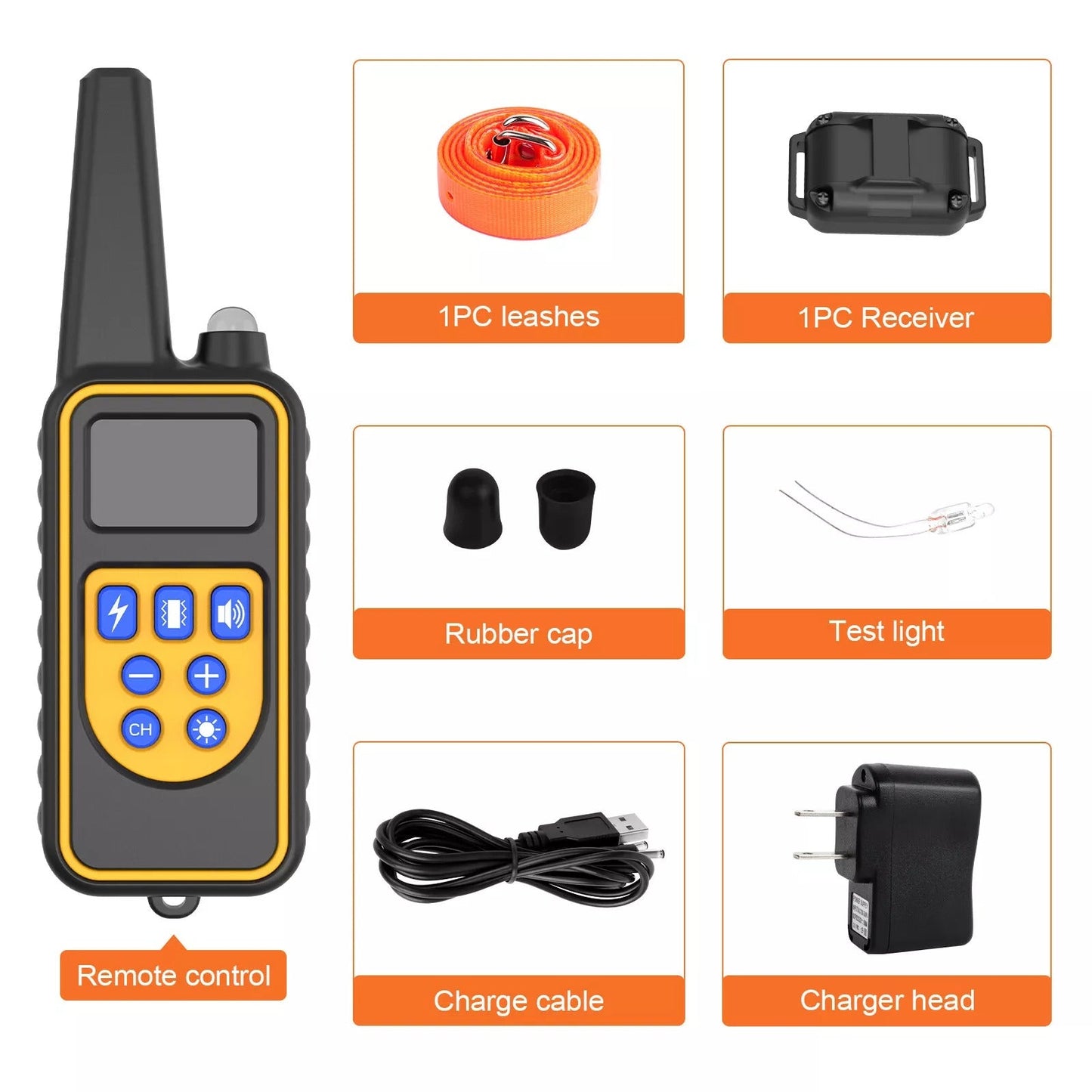 Rechargeable Pet Training Collar Remote Control