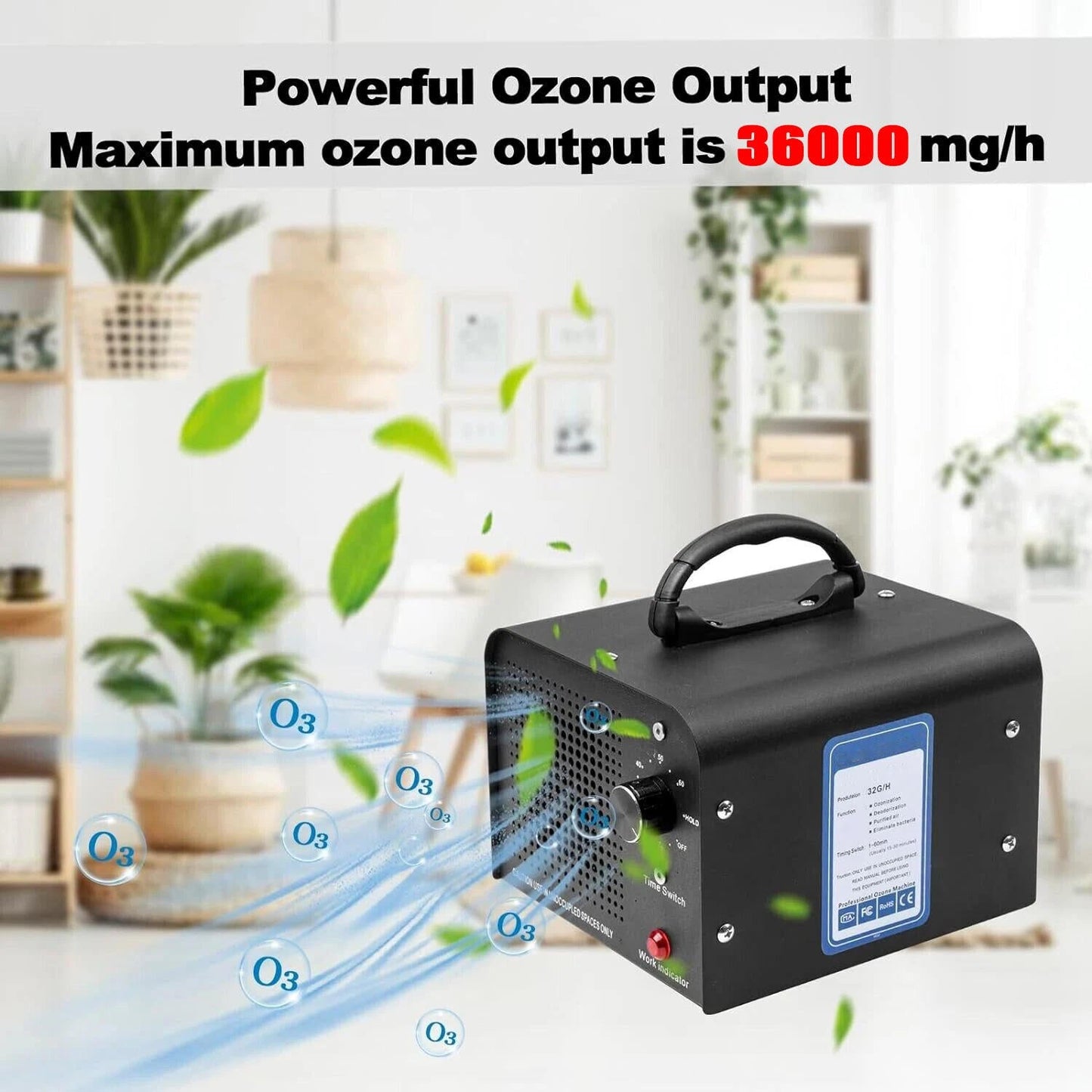 Air Purifier Ozone Cleaner Machine