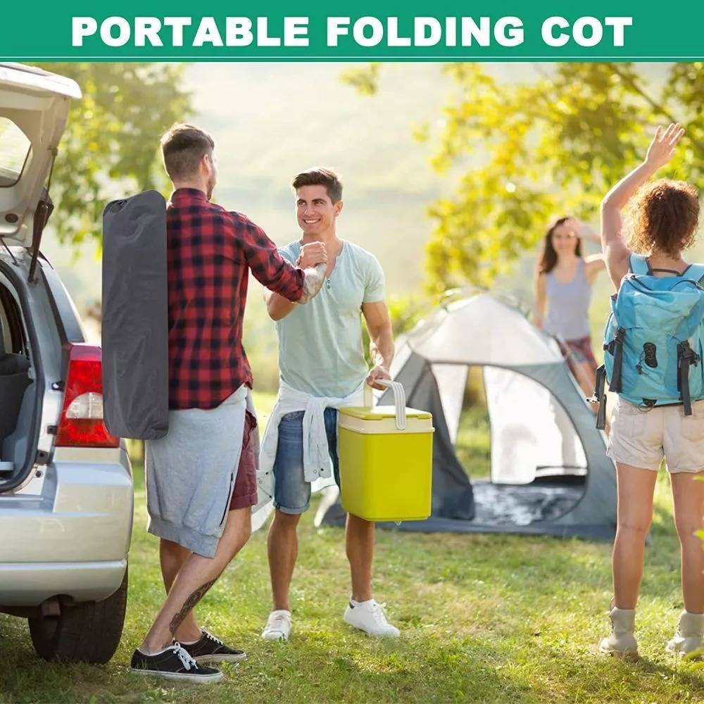 Portable Bed with Comfortable Mattress