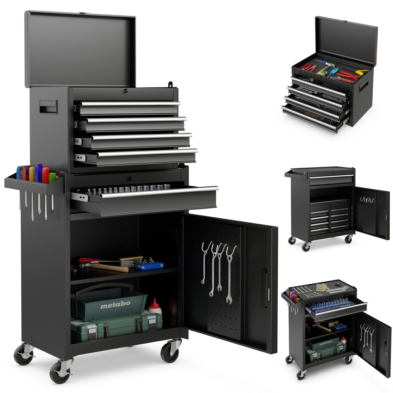 Portable Rolling Storage Toolbox - Halri