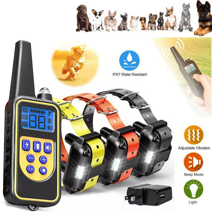 Rechargeable Pet Training Collar Remote Control