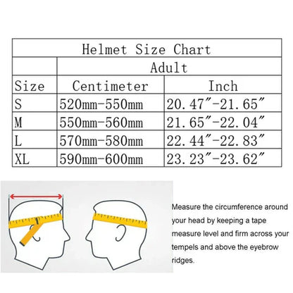 Winter Snow Helmet with Built-in Goggles
