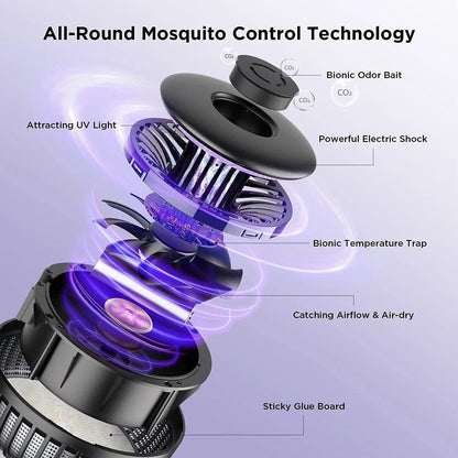 Compact Silent Indoor Insect Killer Lamp