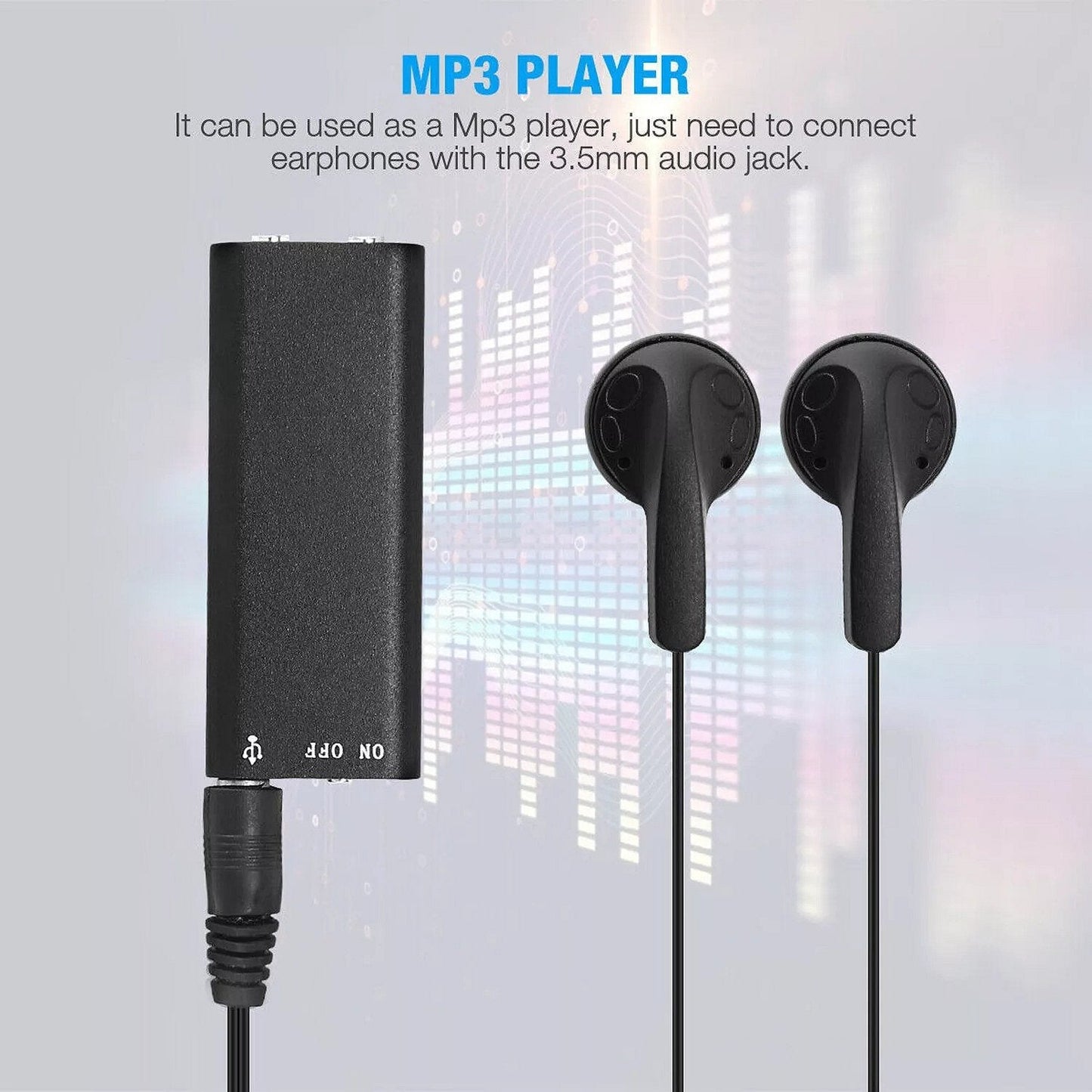 Small Spy Audio Recording Device