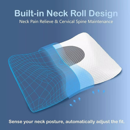 Contour Pillow for Neck Support Relief