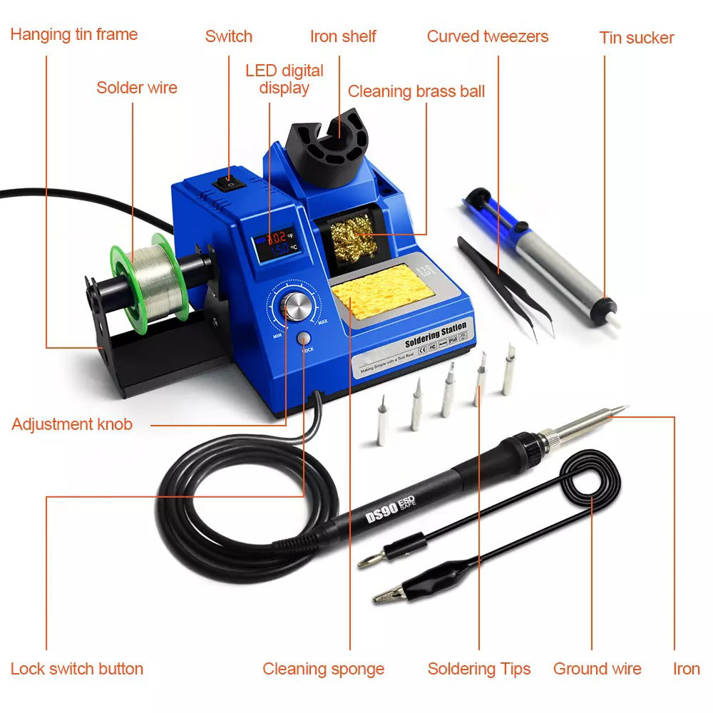 Digital Soldering Iron Tool Set
