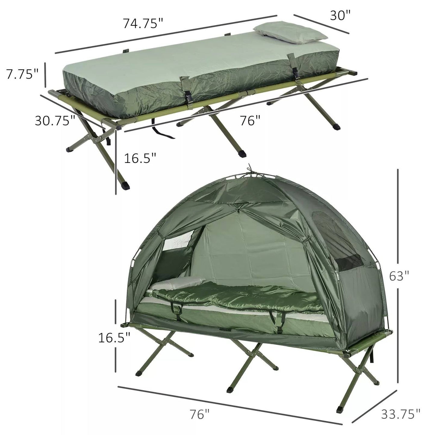 Compact Solo Hiking Tent