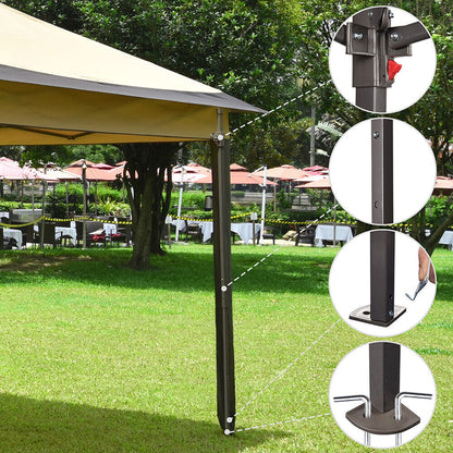 Outdoor Canopy Tent with Mesh Storage Bag