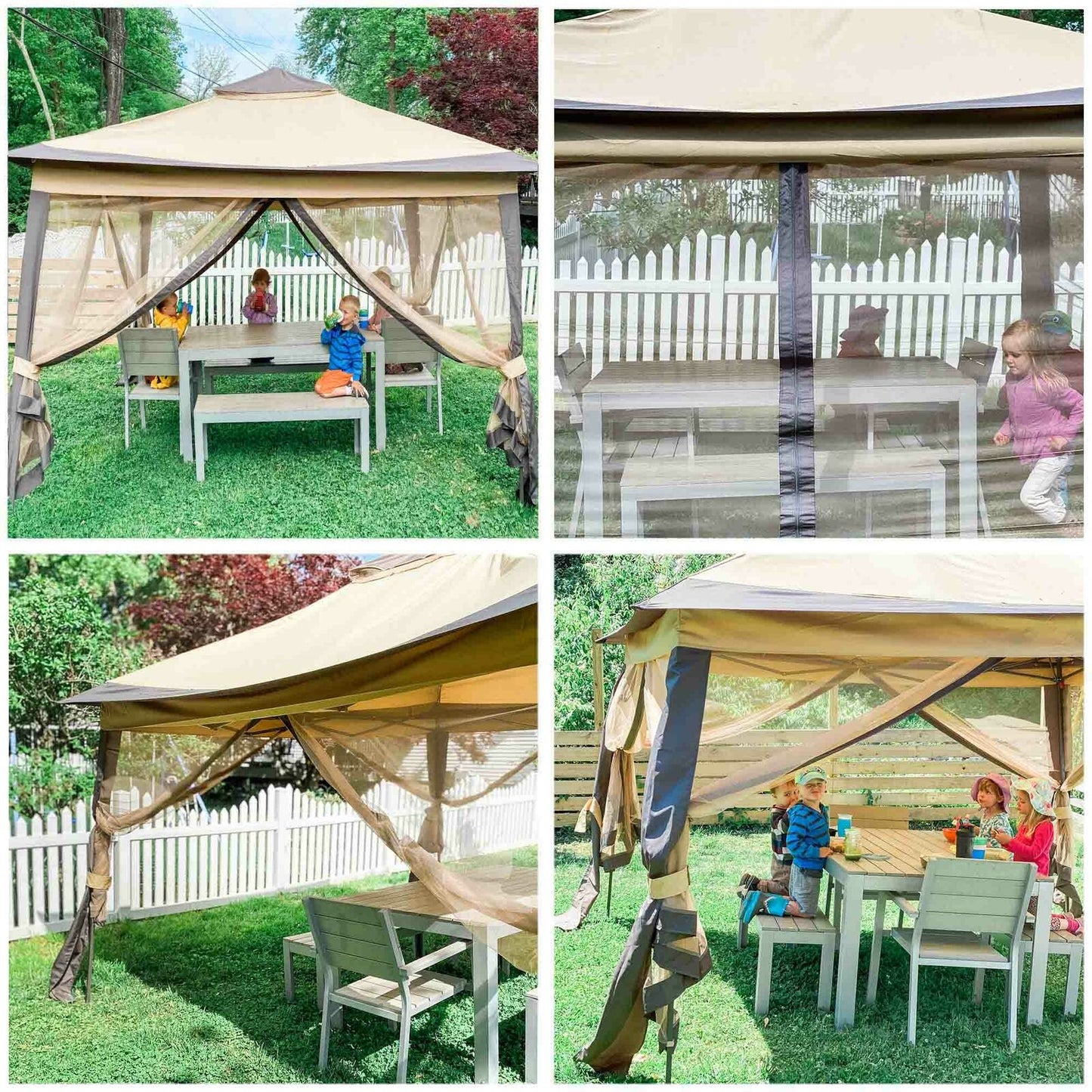 Outdoor Canopy Tent with Mesh Storage Bag