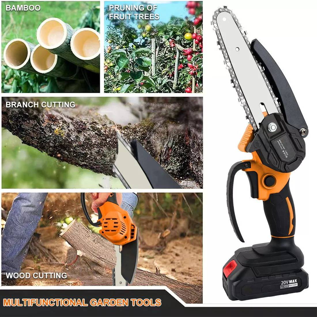Portable Compact Battery Chainsaw