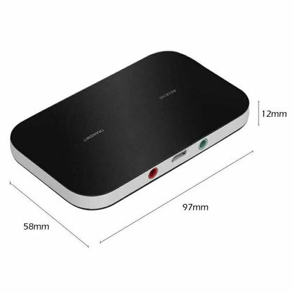 Compact Bluetooth Audio Adapter 3.5mm Aux Converter