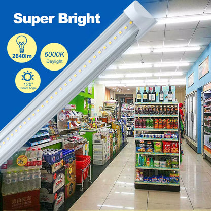 Bright 4FT 6 Pack Commercial LED Lighting