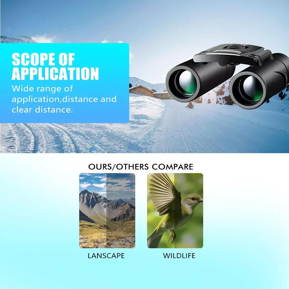 High Power Distance Viewing Binoculars