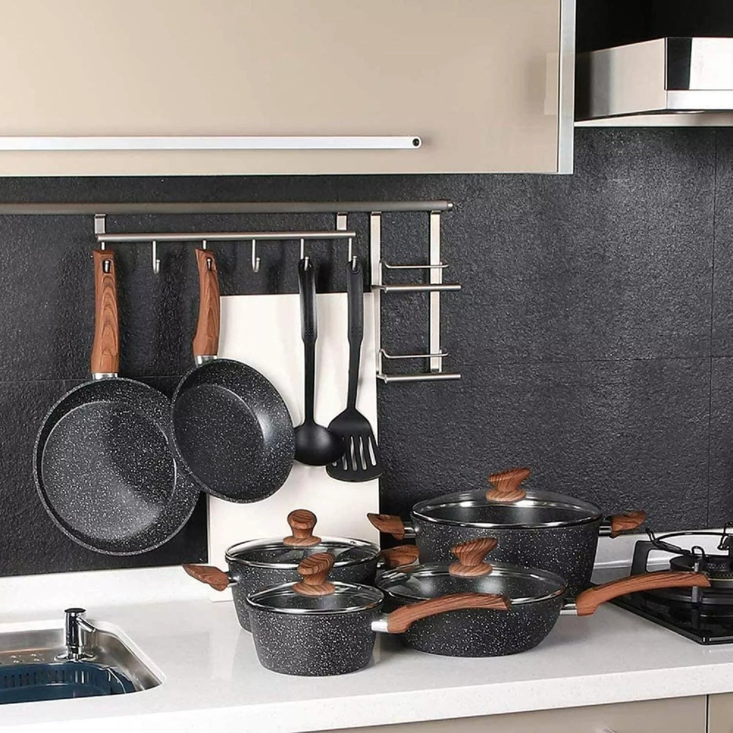 Complete Stainless Steel Cookware Set - Halri