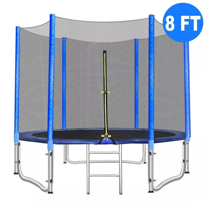 Large Family Fun Trampoline 8FT