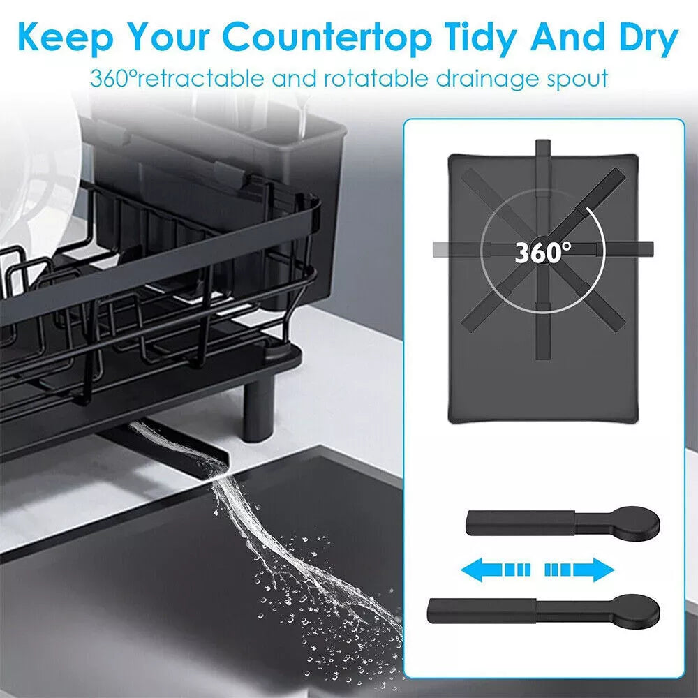 Space Saving Kitchen Dish Rack