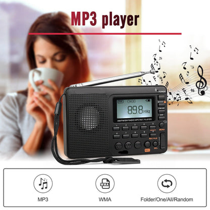 Compact Portable AM FM Radio Speaker