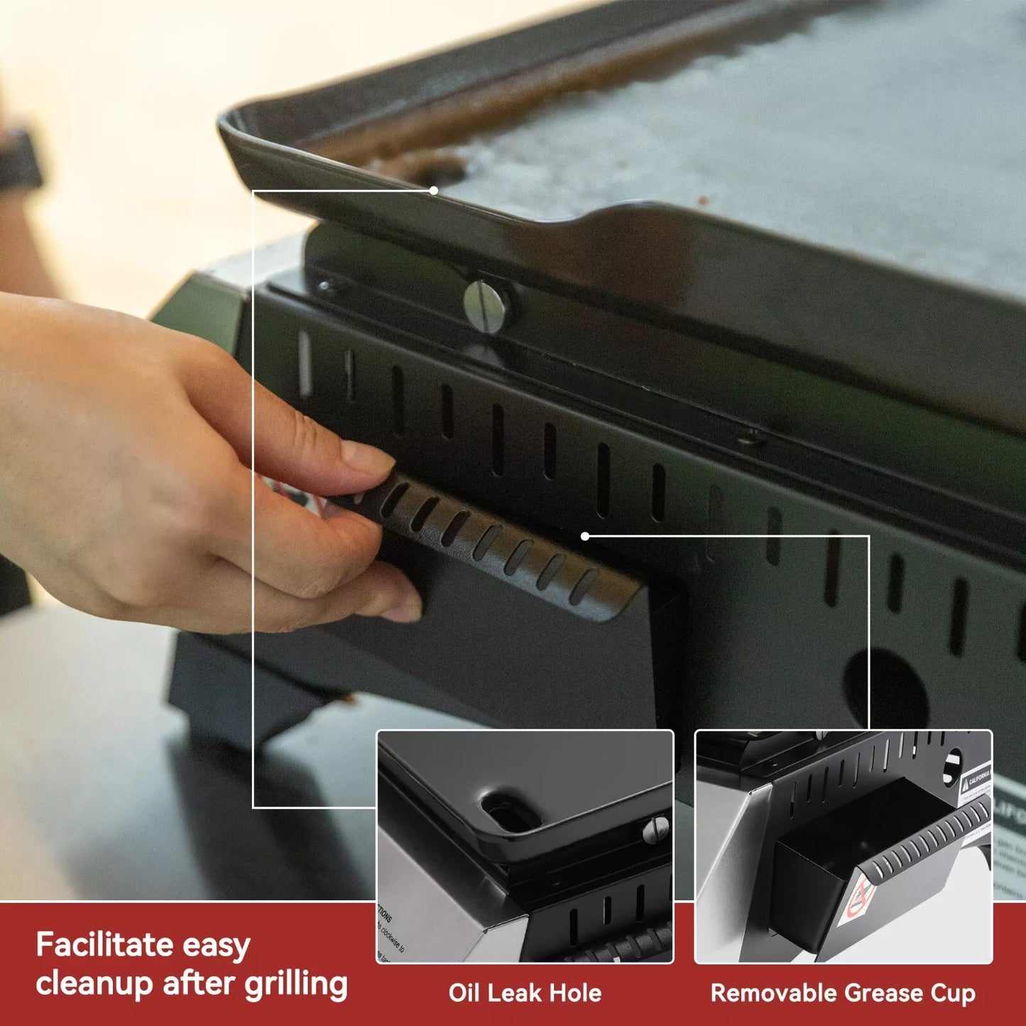Compact Outdoor Gas BBQ Grill