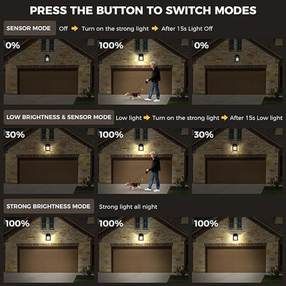 Motion Sensor Exterior Wall Lamps