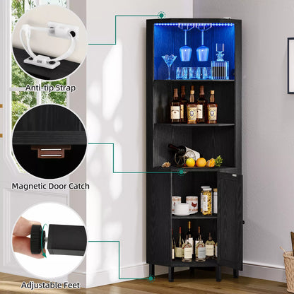 Space Saving Home Bar Cabinet