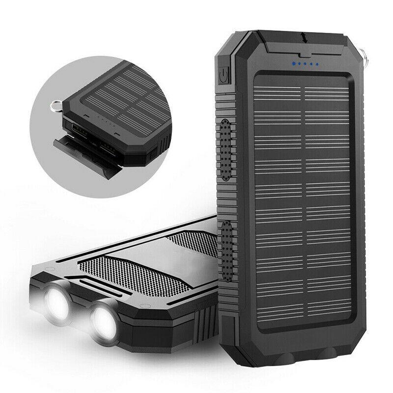 High Capacity Solar Portable Power Bank Charger Outdoor