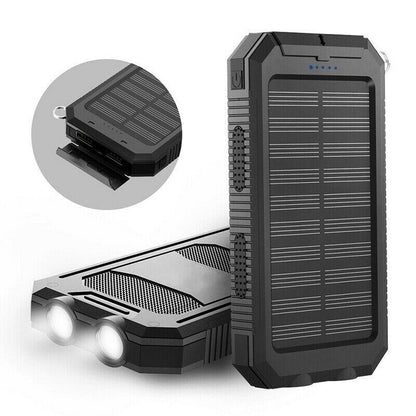 High Capacity Solar Portable Power Bank Charger Outdoor