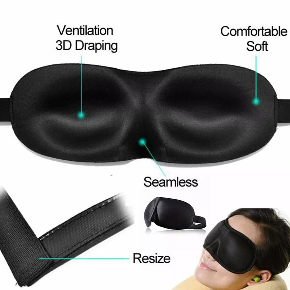 Soft Silk Contoured Sleep Mask