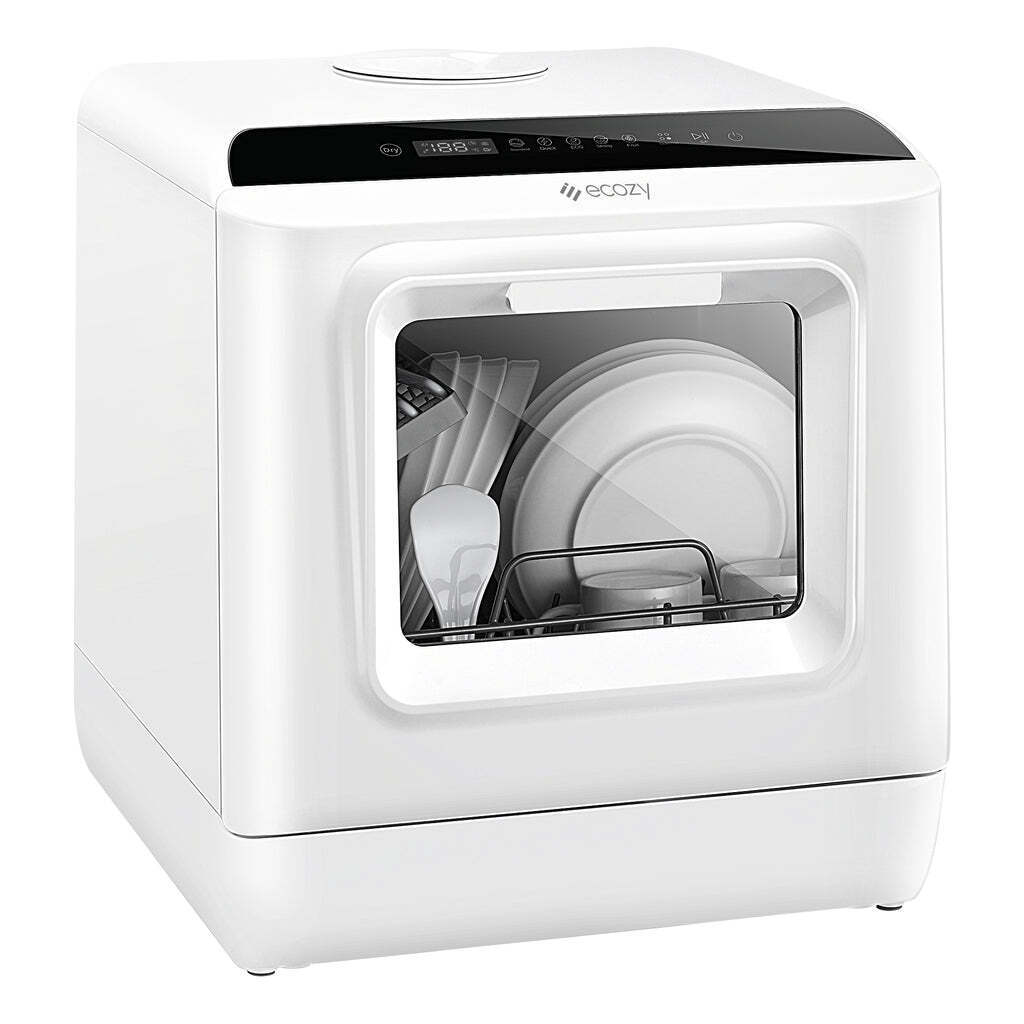 Compact Space Saving Tabletop Dishwasher