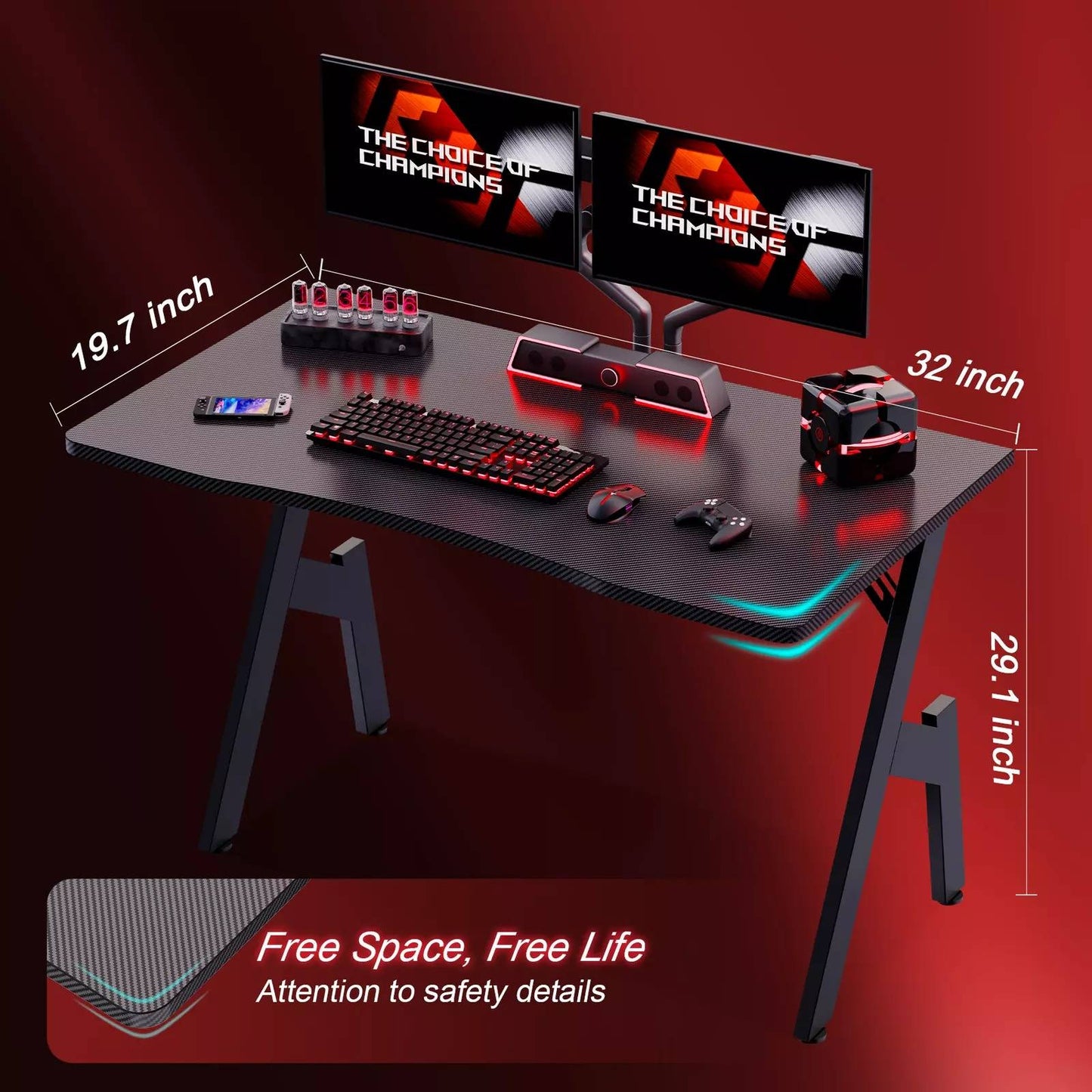 Computer Gamer Workstation Desk