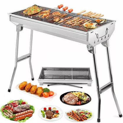 Compact Folding BBQ Charcoal Grill Set - Halri