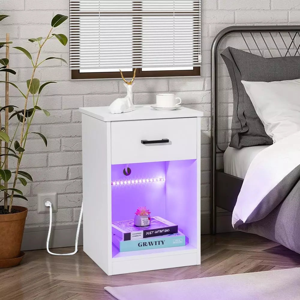 Compact Bedroom Side Table