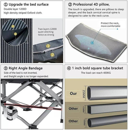 Portable Bed with Comfortable Mattress
