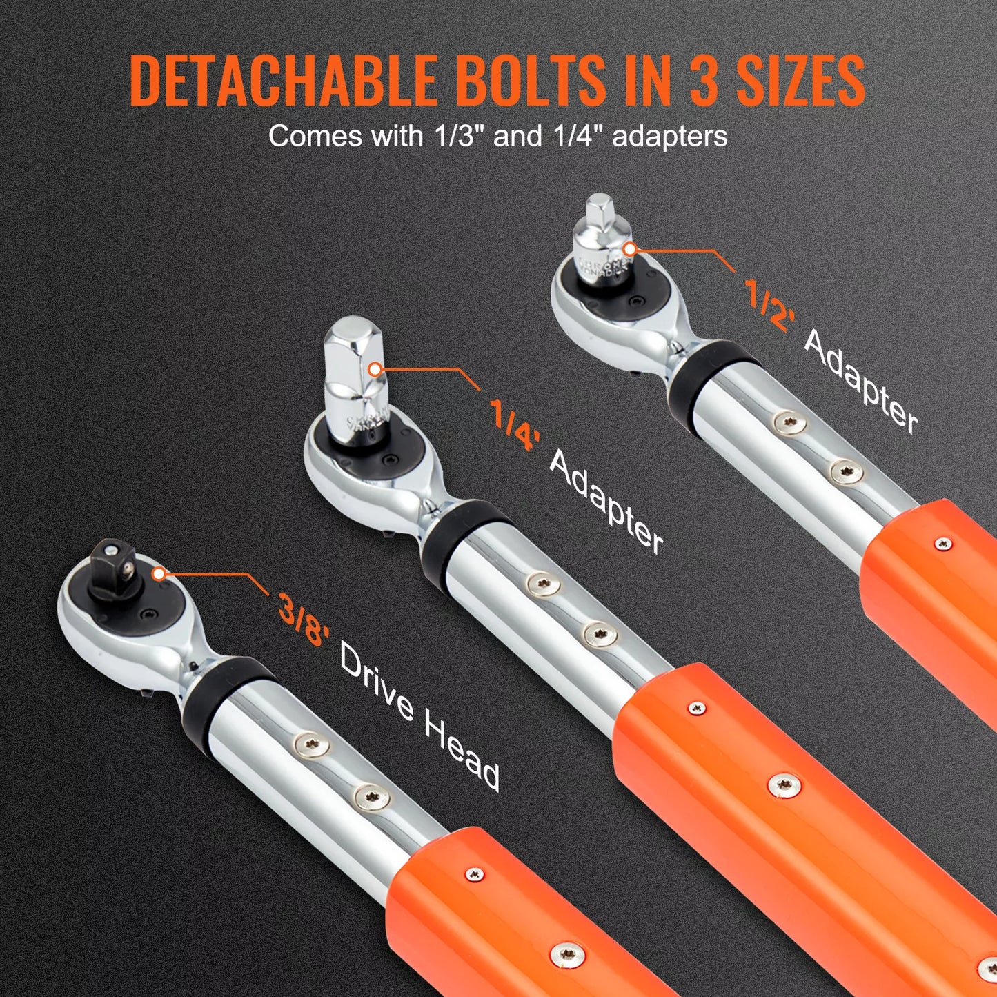 Heavy Duty 3/8 Digital Torque Wrench Set