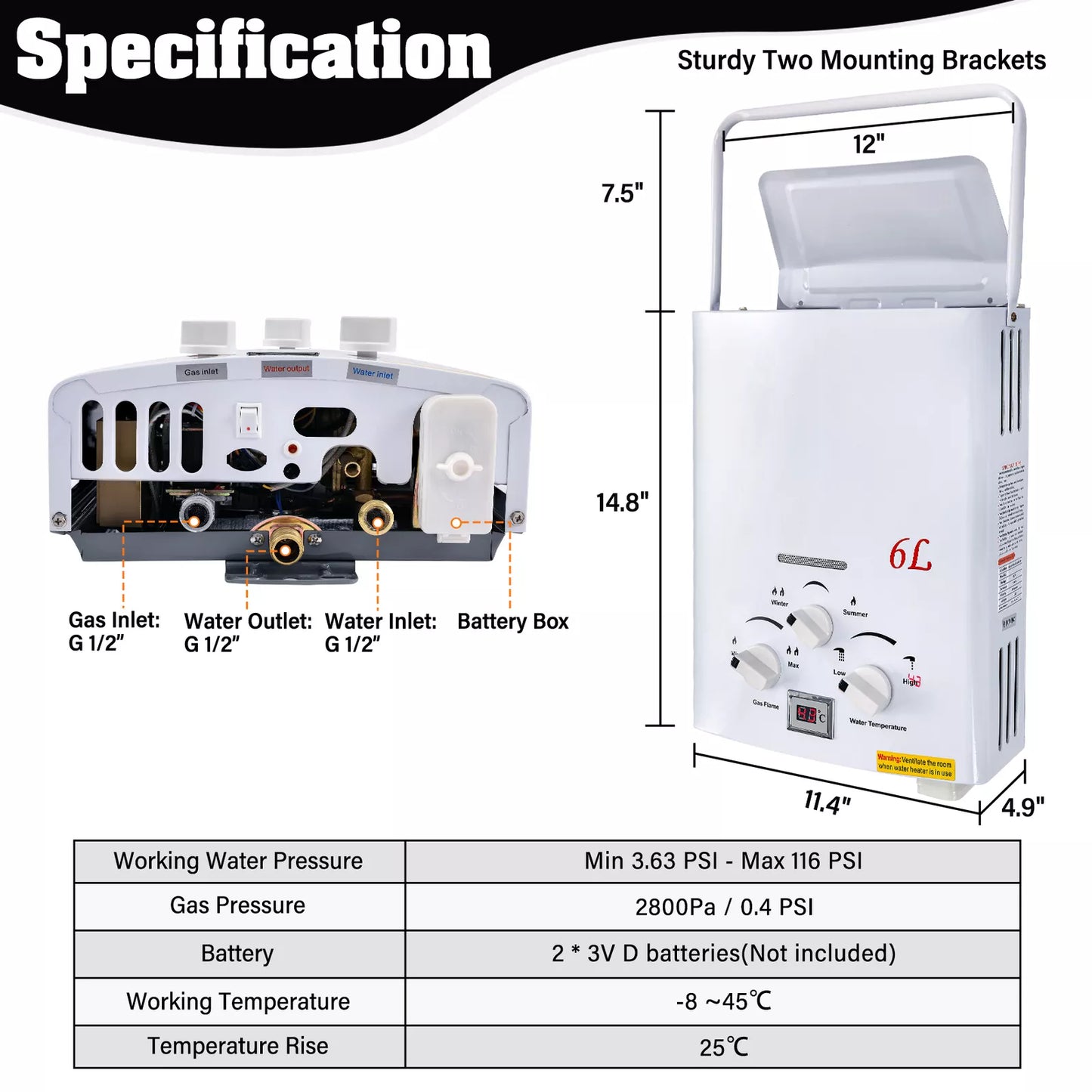 Fast Electric Water Heater - Energy-Saving Hot Water Supply